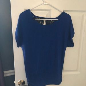 Royal blue shirt